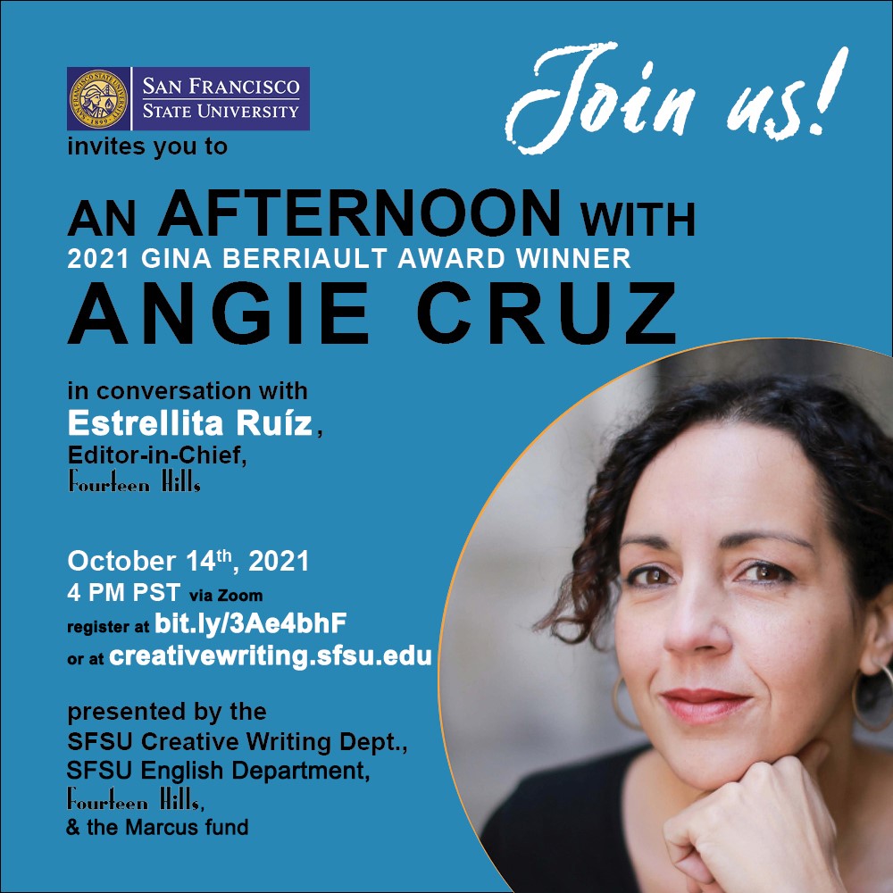 An Afternoon with Angie Cruz Flyer
