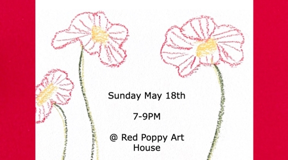 2024 - 2025 SFSU Creative Writing Thesis Reading, Sunday May 18th, 7 - 9 pm @ Red Poppy Art House